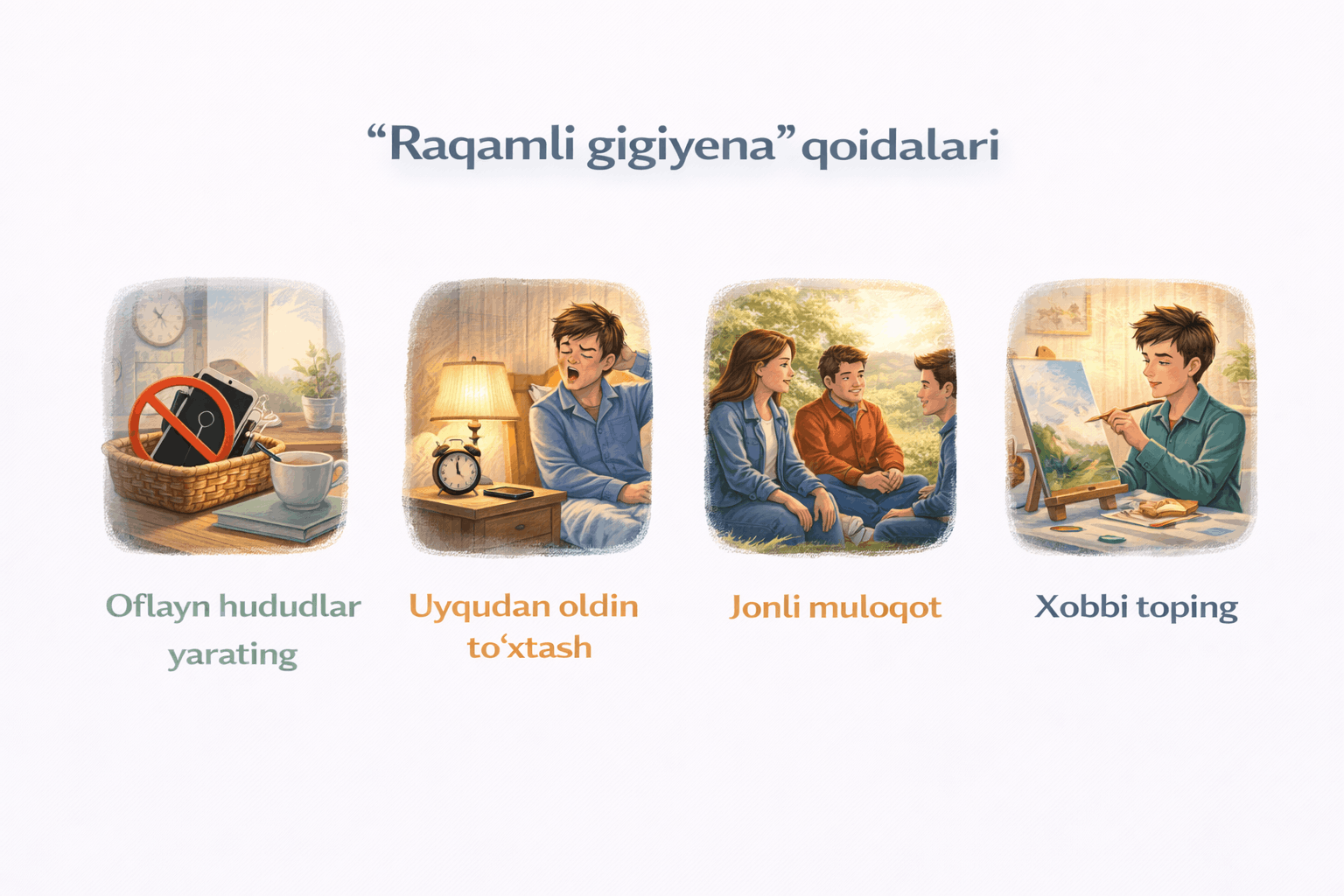 Raqamli gigiyena qoidalari